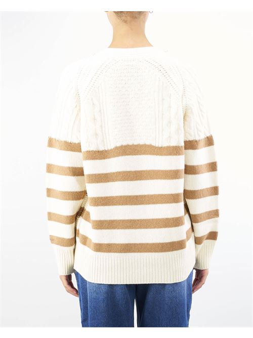 Striped jacquard sweater Ermanno by Ermanno Scervino ERMANNO BY ERMANNO SCERVINO | Sweater | D45EM029APE81MF326